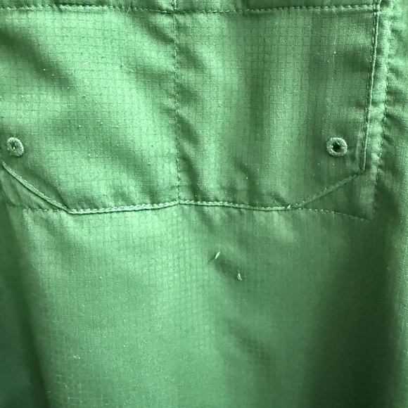 Columbia PFG USF Bulls Fishing Shirt Mens Green Florida South Florida - Picture 3 of 9